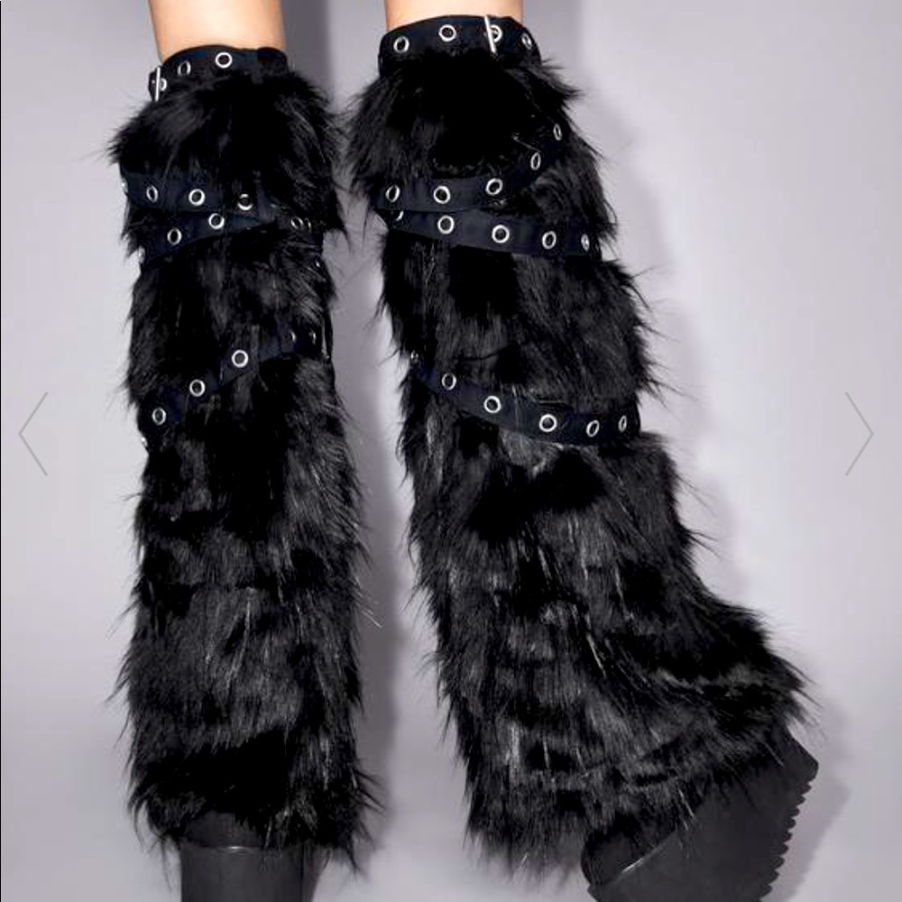 Widow by DollsKill Legwarmers/Fluffies